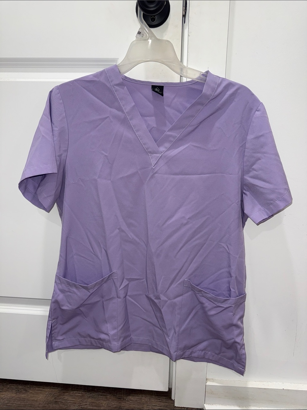 Unbranded Women’s Lavender V-Neck Scrub Set